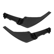 Bumper wielkastbekleding verlenging voor 2012-2016 Evoque, set voorbumperafwerking compatibel met LR028550LR028551, auto-accessoire voorbumper met