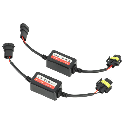 LED Headlight Decoder for Automotive Lighting Upgrade, Warning Error Fault Decoder to Resolve Bulb Switch Problem, Universal Anti Flicker Canceller 2