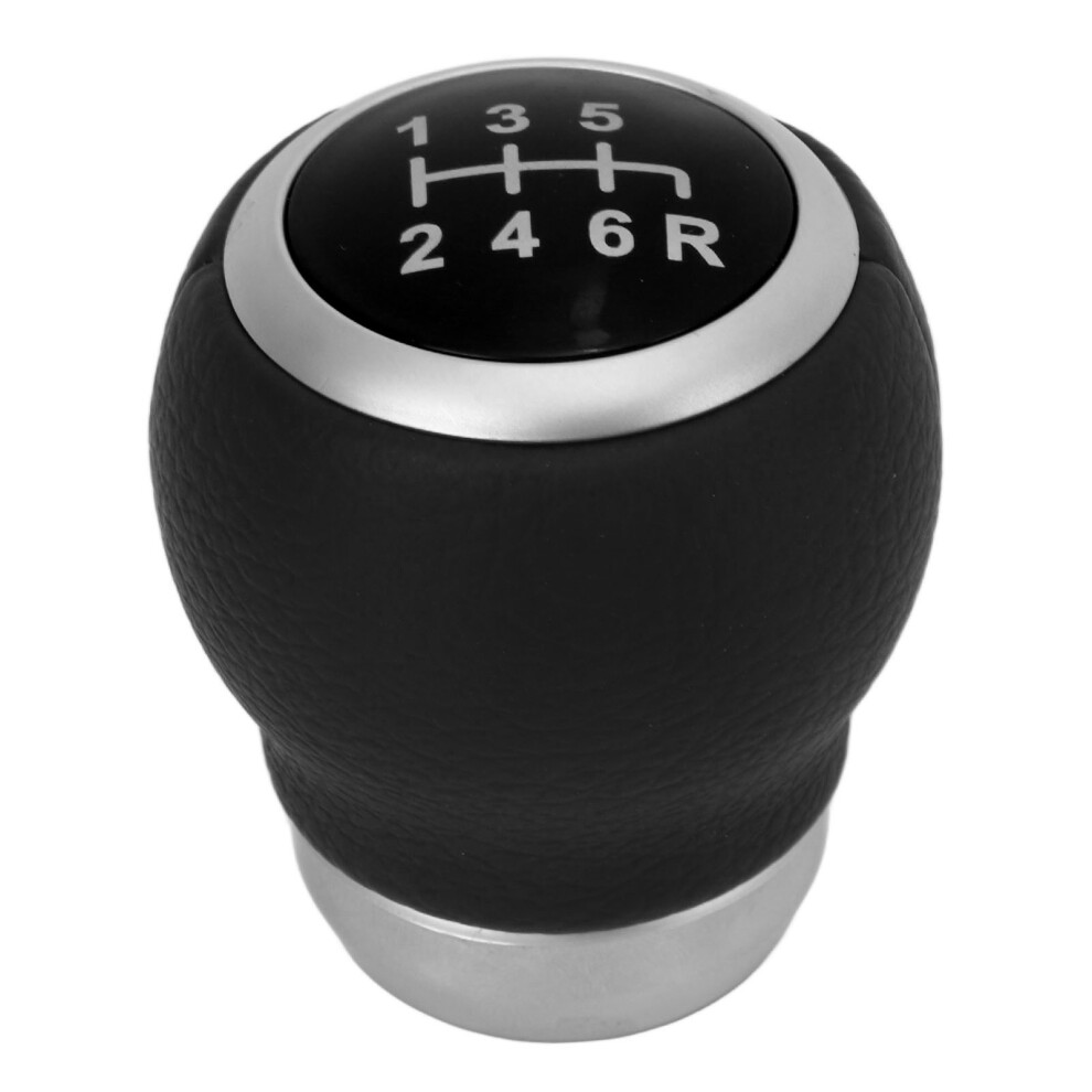 Shifter Knob For Manual Cars, Quicker And Smoother Shifting 6 Speed Gear Stick With Artificial Leather Finish, Ergonomic Design Manual Transmission 9176269120580