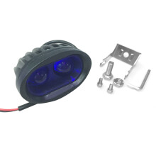 Faro di sicurezza a LED per carrello elevatore, fascio luminoso concentrato blu super brillante con elevata efficienza di dissipazione del calore,