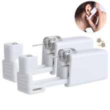 Self Ear Piercing Kit with Painless Design, Sterile Disposable Guns and 6mm Flower Studs