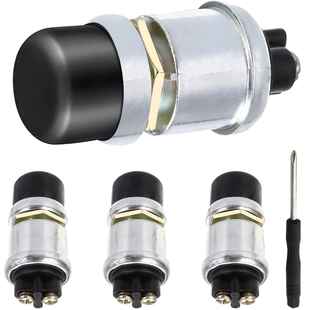Revolutionize Your Vehicle's Ignition With Our Heavy Duty Momentary Push Button, Universal For Horn Or Start Switch Applications 9138057162431
