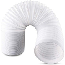Tuyau pour climatiseur portable, structure flexible en fil d'acier à enroulement antihoraire assurant une longue durée de vie sans fuite,