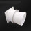 Duct Inline Reducer For Ventilation Systems, High-Quality Plastic Round Duct Adapter Robust Connector, Universal Reducer For Ventilation Systems Ø 3