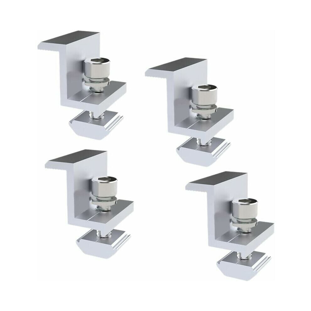 Aluminium Alloy Solar Panel Clamps Firm Connection Z Shape Mounting Bracket For Quick Installation On Various Tile Surfaces 30Mm 9138057169621