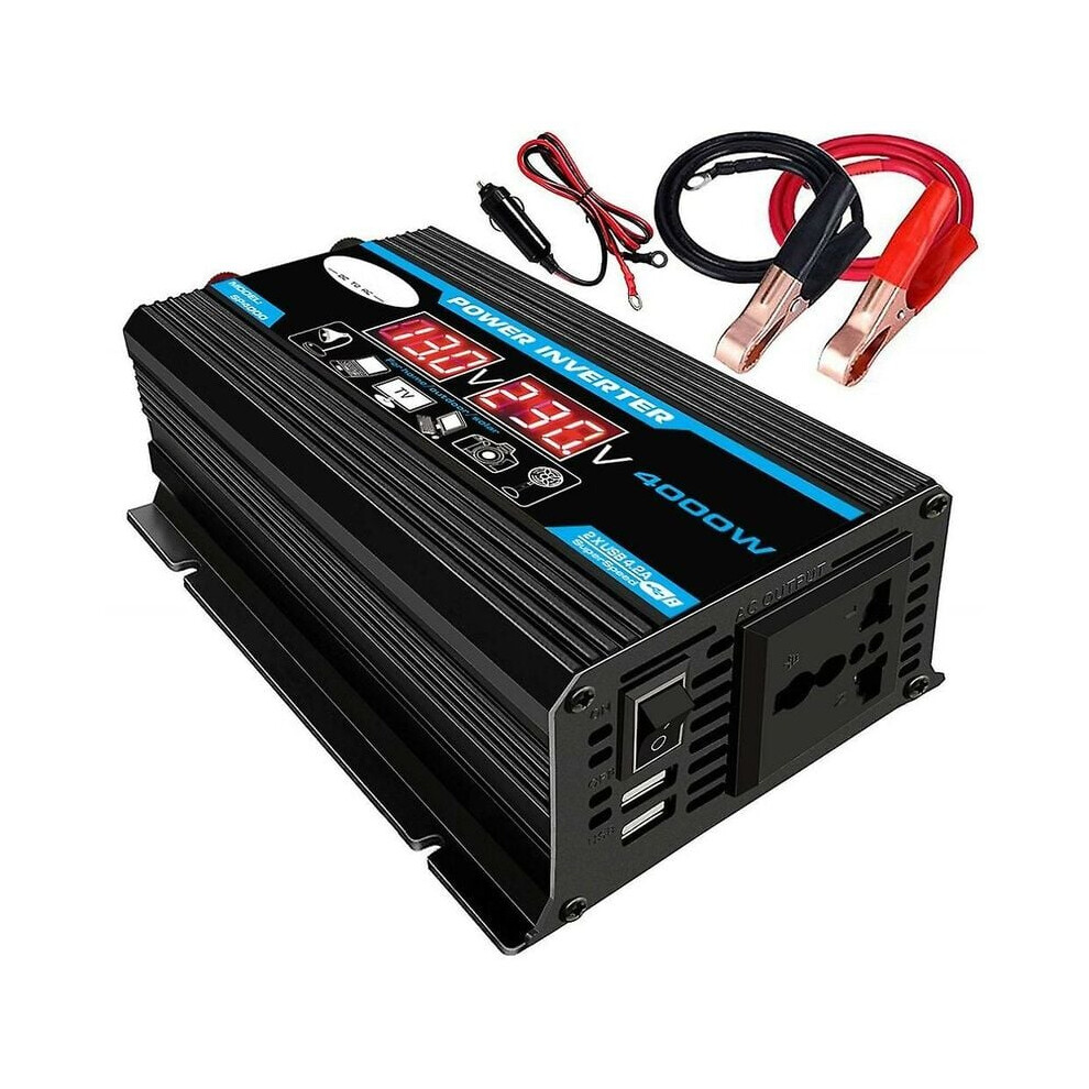 Professional Grade Pure Sine Wave Inverter, Heavy Duty Transformer For Reliable Power Conversion In Rv, Truck, And Car Applications, With Intelligent 9138057175684