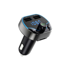 Vylepšení zvuku do auta, Bluetooth 5.4FM vysílač pro bezproblémové streamování, rychlonabíječka s několika bezpečnostními ochranami,