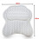 Bath Pillow for Neck and Back Support with ExtraLarge Suction Cups, QuickDry Mesh, Hanging Hook 2