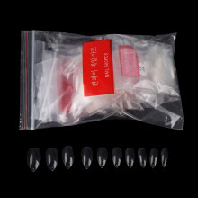 500pcs Clear False Nails Acrylic Nail Tips Full Cover Extensions for Manicure 10 Sizes