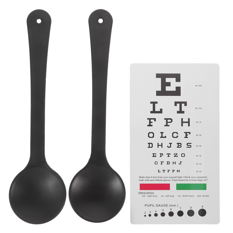 Eye Chart Shield Accessories with Glasses Tool Blinder Occluder for Vision Test Exam