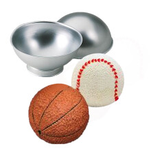 Conjunto de Formas para Bolo 3D com Bolas de Esportes como Tênis e Basquete - Forma para Bolo de Aniversário