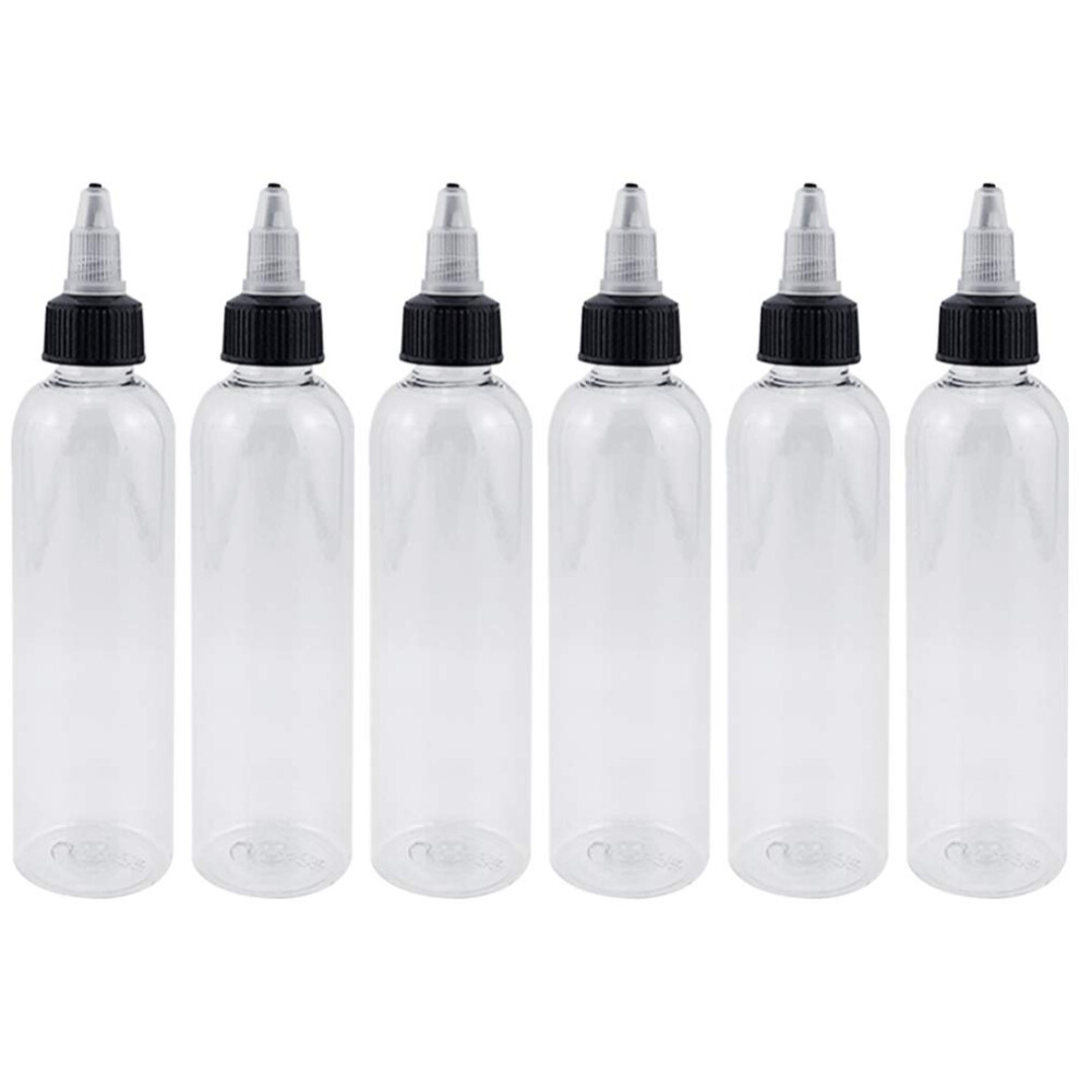 15pcs 60ml Empty Tattoo Ink Bottles Transparent LeakProof Pigment Storage Durable Plastic