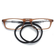 Occhiali da lettura magnetici con cordino elastico in Senil (+1.0-+3.5) Marrone / Nero +3