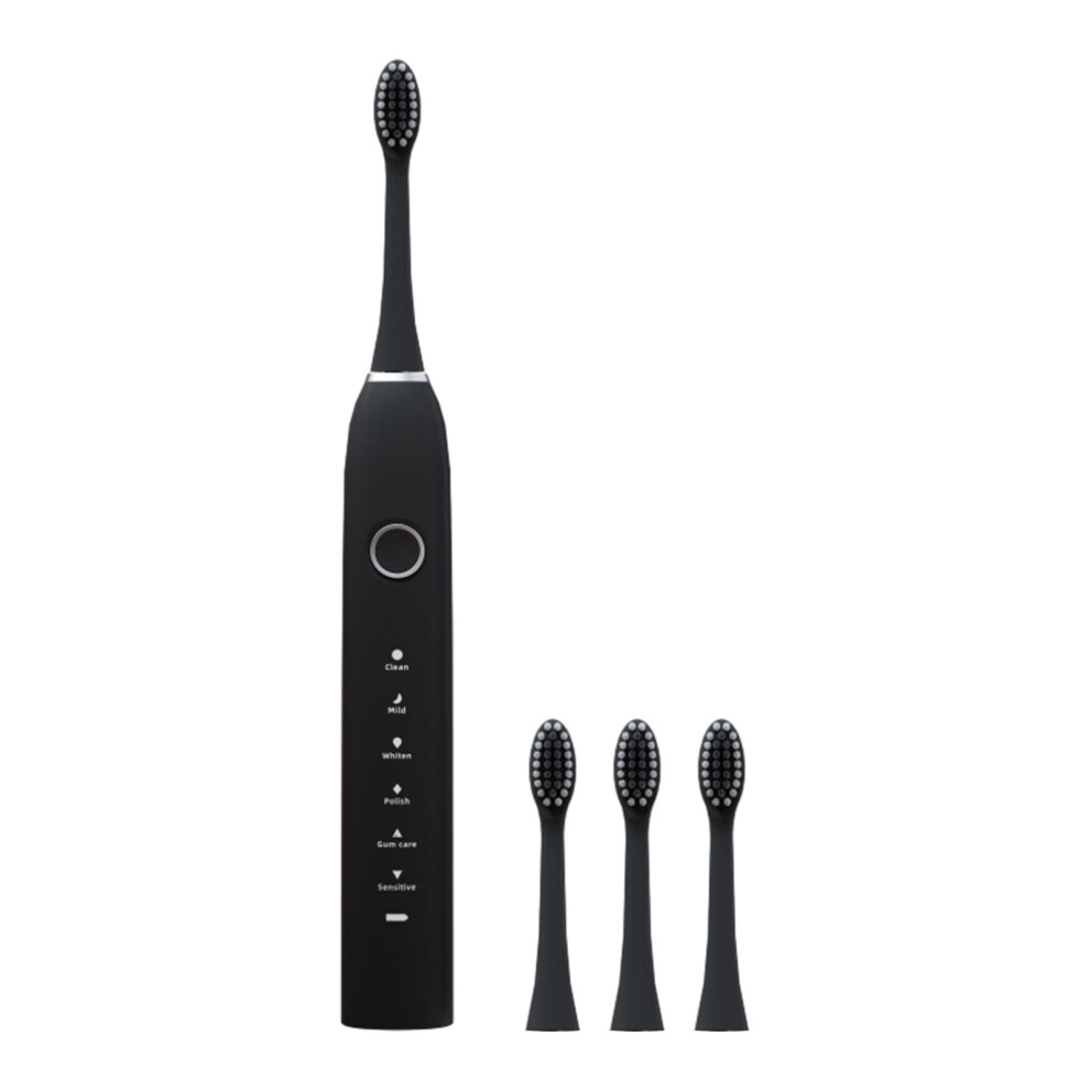 YOBOLK Electric Toothbrush with 4 Heads, 6 Modes, IPX7 Waterproof - Compatible with YOBOLK Refills, Long-Lasting, Fast Charging