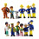 12 figurine Pompierul Sam, cadouri de Crăciun 5