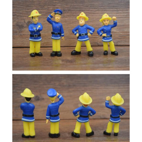 12 figurine Pompierul Sam, cadouri de Crăciun 1