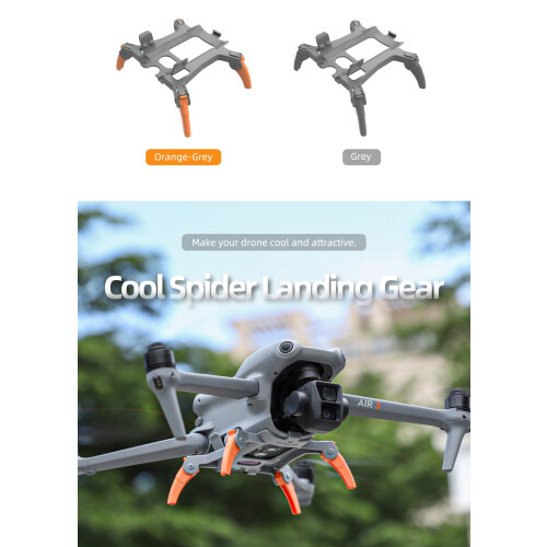 Πτυσσόμενο Drone με Υψηλό Σύστημα Προσγείωσης για DJI Air3, Βάση Προστασίας Ποδιών με 2