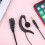 Fone de ouvido com microfone e fone de ouvido tipo G com PTT husxh3.5mm para 1S 7