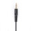 Fone de ouvido com microfone e fone de ouvido tipo G com PTT husxh3.5mm para 1S 2