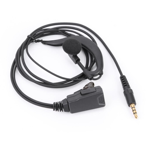 Fone de ouvido com microfone e fone de ouvido tipo G com PTT husxh3.5mm para 1S 2