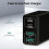 USB C-lader, 40W USB multihurtiglader, Flere USB-uttak USB-ladeadapter, USB-lader 4