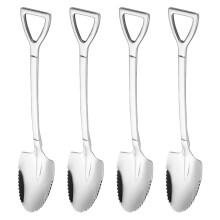 Raspador de aço inoxidável, colheres para pêssego, 304, toranja, jantar, servir, mini concentrado para bebês