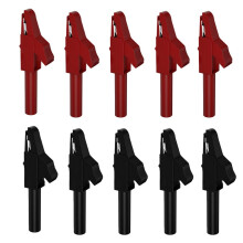 Clips de aislamiento Mosiee10PCS4MM, abrazadera metálica para cables, conector banana J.60029