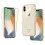 Capa Crystal com sensores de toque (dupla face) compatível com iPhone XR rosa 8