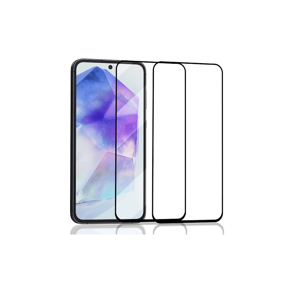 2-Pack Compatible With Samsung A55 Screen Protector - Tempered Glass 9H - Super Quality 3D 9773935718029