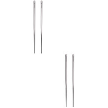 2 Pack Dishwasher Portable Chopsticks Reusable Metal for Kids Titanium Alloy Food