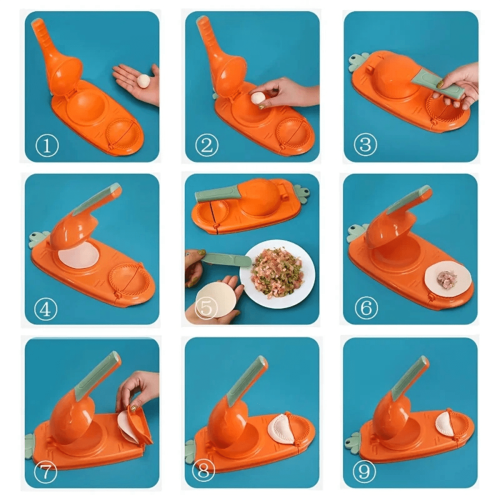 Χρησιμοποιείται για καλούπια Jiaozi DIY, σκεύη κουζίνας για συμπίεση ζύμης, τέλεια 2