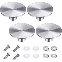 Conjunto de 4 puxadores de aço inoxidável para panela de ferro fundido esmaltada, compatíveis com Le Creuset, Aldi e Lodge.