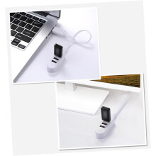 Mini Hub de Extensão com Porta de Carregamento USB, Compatível com Dispositivos Micro USB - Carregador de Viagem Ultrafino e Hub Múltiplo
