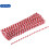 Limpadores de cachimbo com hastes de chenille de 30 cm/12 polegadas para artesanato criativo e decoração DIY, vermelho e branco, pacote com 100 3