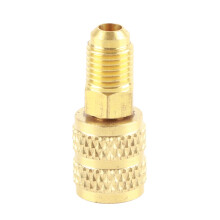 Adattatore R410A A/C da 1/4" maschio SAE a 5/16" femmina SAE, connettore per tubo flessibile HVAC per aria condizionata