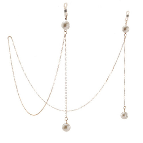 Stilfuld brillesnor/brillekæde (Senil Cord) Sort 1
