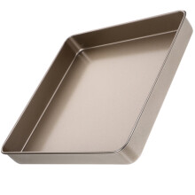 Bakplaten met antiaanbaklaag, bakvormen van groot formaat, antiaanbakvorm van koolstofstaal, vierkante cake- en koekjesvorm van 28 cm voor de oven.