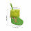 Wadada Μίνι Κάλτσα Μονόγραμμα 8" Πράσινη, Αρχικό Κ, Λευκές Μανσέτες, Πλεκτή Καλωδίωση, 2
