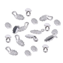 Eease SUPVOX 30 st silverörhängen för gör-det-själv-smyckesdetaljer (silver)