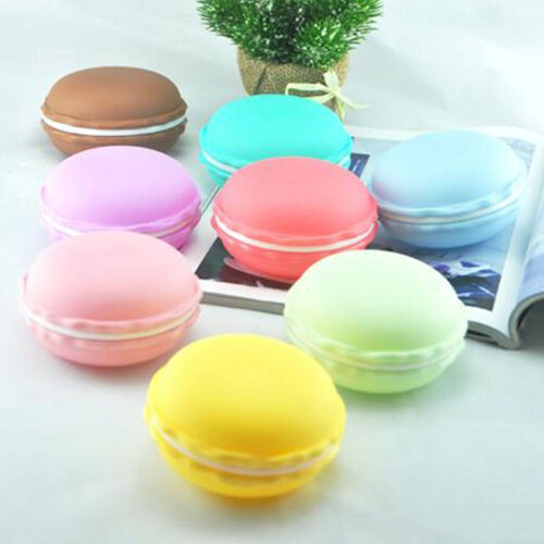 Collier, bague, boucles d'oreilles, coffret de présentation, gâteau macaron multicolore 2