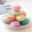 Collier, bague, boucles d'oreilles, coffret de présentation, gâteau macaron multicolore 4