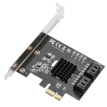 FOR88SE9215 4-Port SATA6G PCI Express Karte PCI-e zu SATA III 3.0 Konverter SATA 3.0 HDD SSD IPFS für BTC Mining
