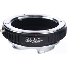 Objektivadapter for Contax Y-fatning til Leica M-objektivkamerahus C/YL/M
