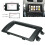 GLFILL για το 2007-13Suzuki Sx4Κιτ ταμπλό με διπλή στερεοφωνική πλάκα ραδιοφώνου 1
