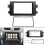 GLFILL για το 2007-13Suzuki Sx4Κιτ ταμπλό με διπλή στερεοφωνική πλάκα ραδιοφώνου 6