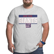 Μπλούζα Giants Men Big and Tall Sports με κοντά μανίκια με λογότυπο ομάδας ποδοσφαίρου για