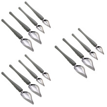 Set van 3 taartschepjes, filterlepels, serveerlepels, roestvrijstalen sauslepels, spuitzak voor desserts