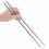 2 ζευγάρια μακριά chopsticks από ανοξείδωτο ατσάλι, 13 ιντσών, πολλαπλών χρήσεων chopsticks 5
