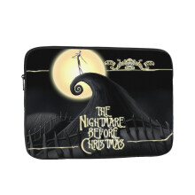 Nightmare Before Christmas Laptop Case, Shockproof Protective Notebook Case With Accessory Pocket, Briefcase Carrying Cover,10 12 13 15 17