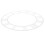 5Pcs Round Silver Mirror Clock Faces with Roman Numerals for DIY Walls 1